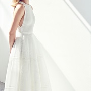 Mesh Fabric Wedding Dress