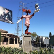 Rocky & Bullwinkle Statue