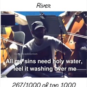 #349 River by Eminem Featuring Ed Sheeran