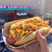 Queso Fundido Hot Dog