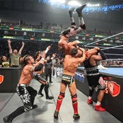 The Street Profits vs. #DIY vs. the Motor City Machine Guns, TLC Smackdown