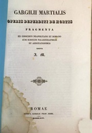 Medicinae Ex Oleribus Et Pomis (Gargilius)