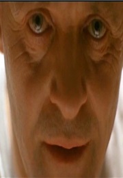 Lecter Smiling at Clarise in the Silence of the Lambs (1991)
