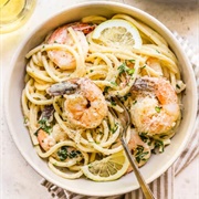 Shrimp Bucatini Limone