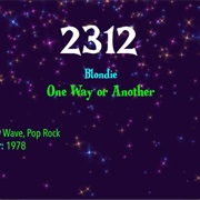 #7930 One Way or Another by Blondie