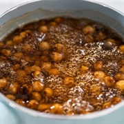 Chocolate Boba Tea With Pawpaw Boba