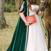 Cape With Short Sleeves