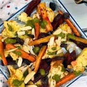 Cauliflower and Grated Carrots With Chermoula