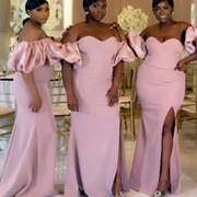 Rose/Dusty Pink on Bridesmaids