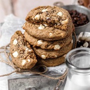 White Chocolate-Cappuccino Cookies
