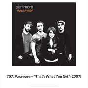 #1113 That's What You Get by Paramore