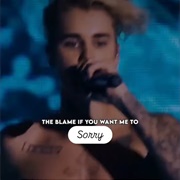 #310 Sorry by Justin Bieber