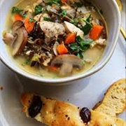 Rice & Mushroom Soup