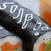 Calligraphy Soy Paper Sushi (Lucky Soy Paper Sushi)