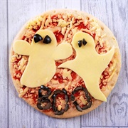 Gouda Ghost Pizza