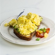 12-Grain Bread With Scrambled Eggs
