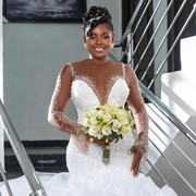 Crystal-Beaded Illusion Sleeves