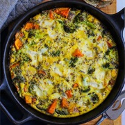 Butternut Squash and Broccoli Frittata