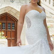 Lace "Peekaboo" Panel on Side Bodice