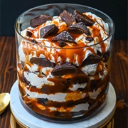 Salted Caramel Brownie Cheesecake Trifle