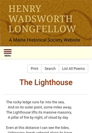 "The Lighthouse" (Henry Wadsworth Longfellow)