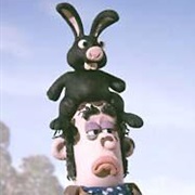 Rabbit on Victor's Head (Curse of the Were-Rabbit 2005)