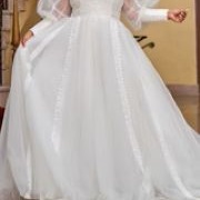 Vertical Stripes of Embellishment on Skirt