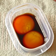 Boiled Egg Yolks With Soy Sauce