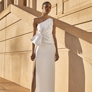 Bow on Side of Bodice