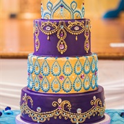 Indian-Inspired Wedding Cake