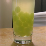 Boba Tea With Cucumber Boba