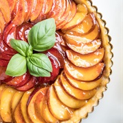 Glazed Peach Tart