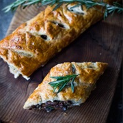 Vegan Mushroom Wellington With Rosemary and Pecans