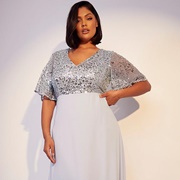 Sequin Top/Bodice Wedding Dress