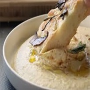 Rosemary Focaccia With Hummus