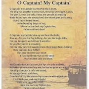 O Captain My Captain