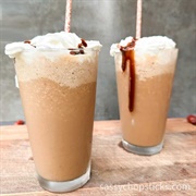 Date and Peanut Butter Iced Coffee Shake