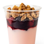 Strawberry Yogurt Parfait With Peach