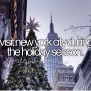Visit New York City During Holiday Season
