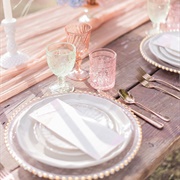 Mixed Color Glassware