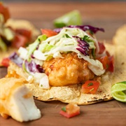 Battered Perch Taco