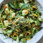 Green Vegetable Noodle Salad