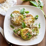 Broiled Green Tomato
