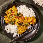 Yellow Split Pea Curry Rice