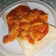 Ravioli on Toast