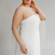 Cape Made of Pearl Net