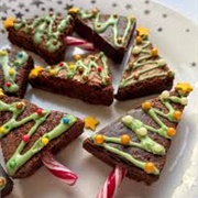Brownie With Silver Star Sprinkles