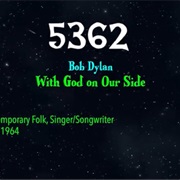 #7369 With God on Our Side by Bob Dylan