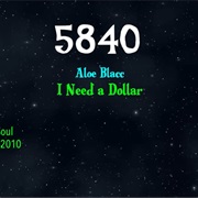#8894 I Need a Dollar by Aloe Blacc