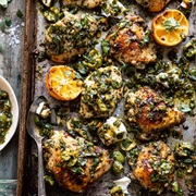 Buttered Green Olive Chicken